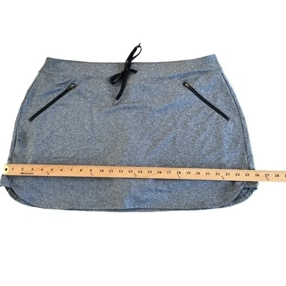 Tek Gear Grey Skorts with Zipper pockets Size XXL - Picture 7 of 8